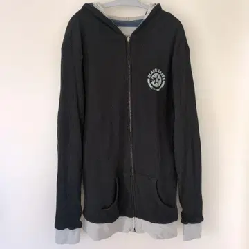BLACK LABEL 블랙 보더 블루 후드티 리버서블