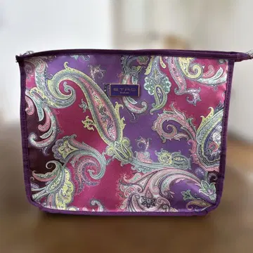 ETRO 페이즐리 무늬 파우치 퍼플 계열