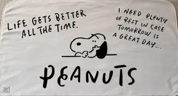 스누피 x 나가바 유우 담요 유니클로 PEANUTS