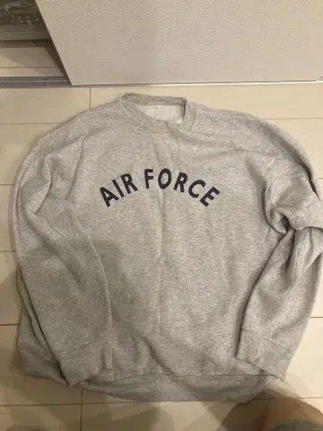AIR FORCE 로고 그레이 맨투맨