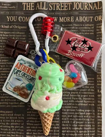 주렁주렁 키링 포핑 샤워 아이스크림 콩 하트