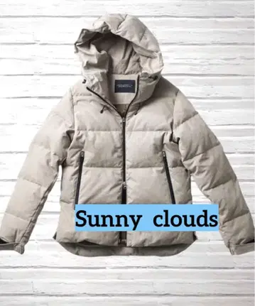 써니클라우드 후드 부착 다운 자켓 그레이 Sunny clouds