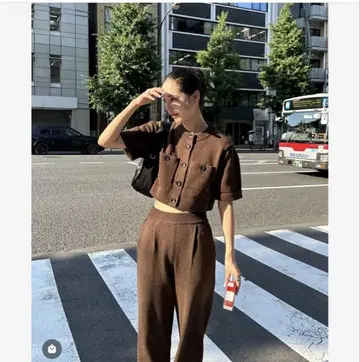 CLANE 셋업 브라운