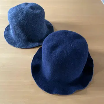 SCHA 스테디셀러 울 펠트 모자 / gray&navy