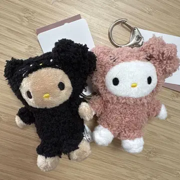 LOWRYSFARM 키티 토이 키링 키구루미 2체