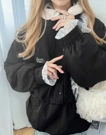 미사용 클래식 엘프 여성용 코트 점퍼