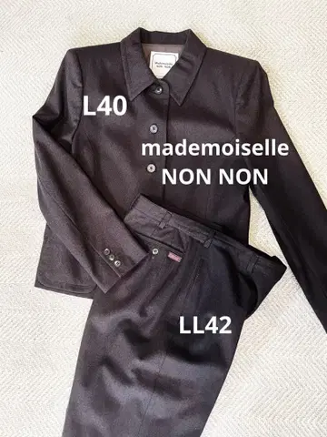 Mademoiselle NONNON 마드모아젤 논논 수트 셋업 LL