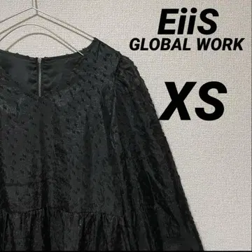 글로벌 워크 원피스 EiiS 타카야마 나오코 콜라보 작은 키 포멀 XS