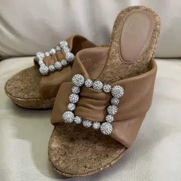 STACCATO 웨지솔 샌들 23.0cm