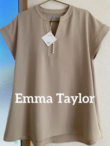 Emma Taylor 펄 장식 셔츠 베이지 F