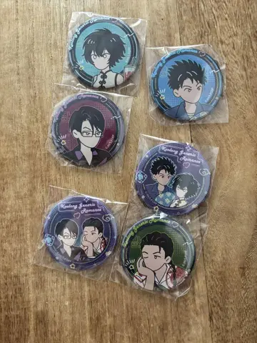 애니메이션 [구룡 제네릭 로맨스] 캔뱃지 6종