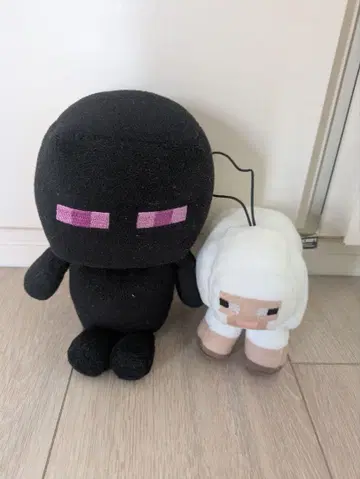 엔더맨과 양 봉제 인형 세트