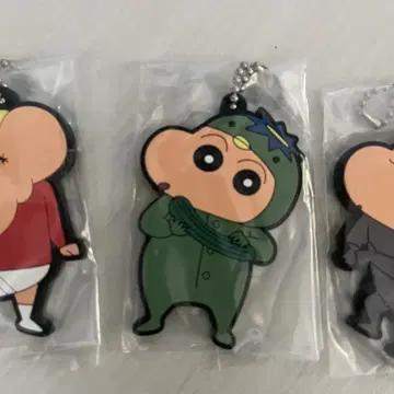 짱구는 못말려 러버 키링 3개 세트