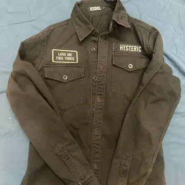 HYSTERIC GLAMOUR 블랙 긴팔 셔츠 S