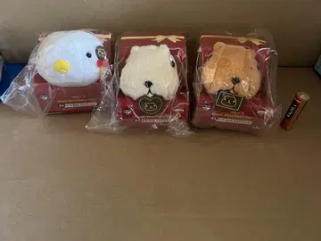 제일복권 카피바라상 Happy E상 기프트 BOX 마스코트 전 3종 세트