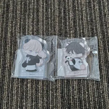 [미개봉] 스에히로 마치 선생님 치구하구나 키스 아크릴 블록 2종