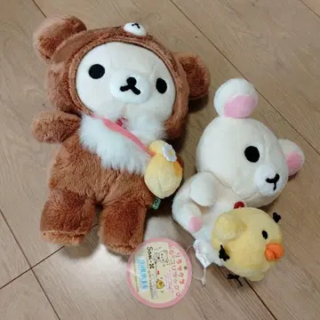 리락쿠마 코리락쿠마 봉제 인형 2체