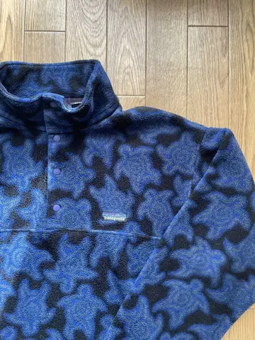 patagonia 파타고니아 젠 터틀 거북이 패턴 스냅 T 캐나다제 M