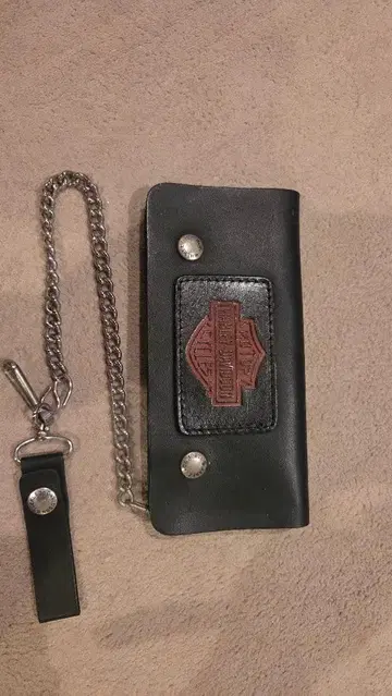 Harley-Davidson 가죽 지갑 체인