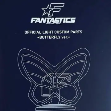 FANTASTICS 응원봉 헤드 부분 버터플라이 미개봉 새상품