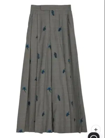 Ameri CHECK FLOWER PLEATS PANTS