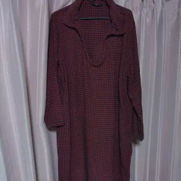 45R 두꺼운 원단 루즈핏 롱 원피스