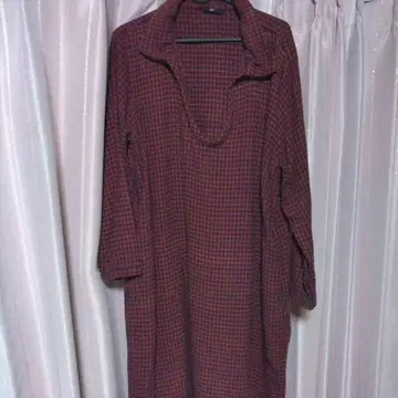 45R 두꺼운 원단 루즈핏 롱 원피스