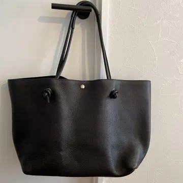 S.MANO ROPE TOTE BLACK 이탈리아 가죽