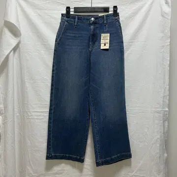 [ 새상품 ] MUJI 무인양품 가로 세로 스트레치 데님 와이드 팬츠