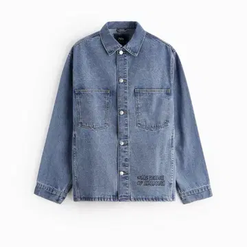 zara 자라 데님 자켓 G L 프린트 스트릿 스타일