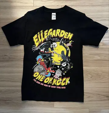 ELLEGARDEN ONE OK ROCK S 사이즈 티셔츠(블랙)