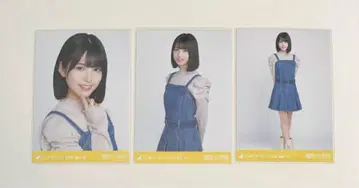 노기자카46 브로마이드 마스다 미리온 데님 원피스 3종 컴프