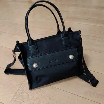 안나수이 2way 숄더백 파우치 포함 블랙