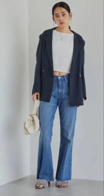 [ CIMARRON ] VIS 별주 플레어 데님 S 사이즈 블루 시마론