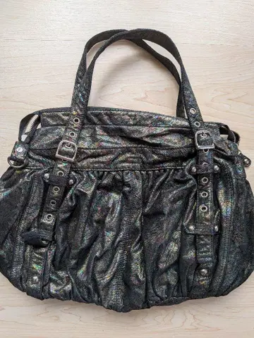 zucca 광택 핸드백