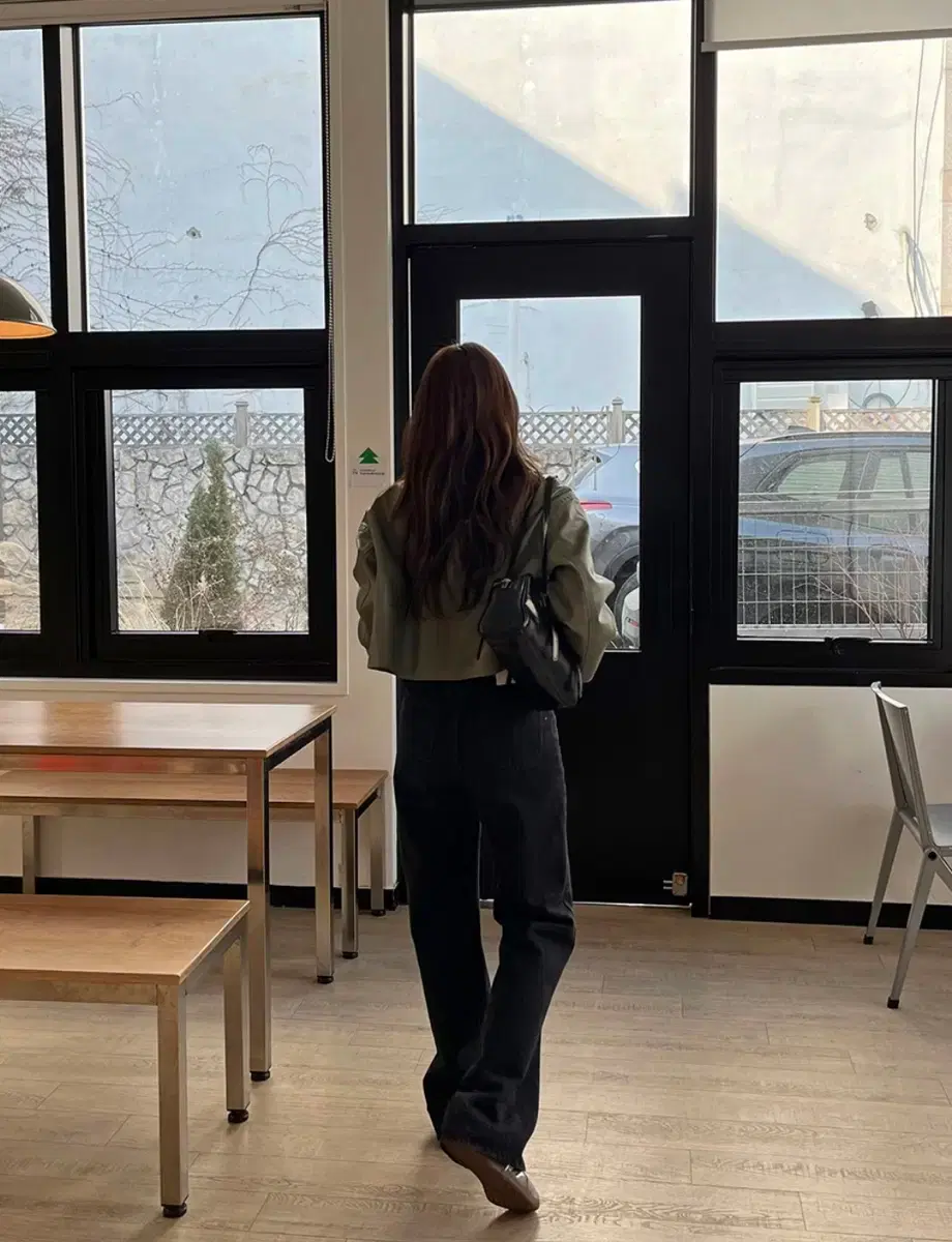 Dey Khaki Leather Jacket