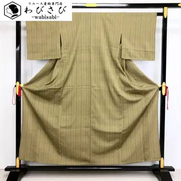 단옷 염택주 세로 줄무늬 수피색 가드 가공 K-2367