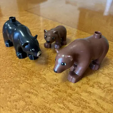 곰 피규어 부자 세트