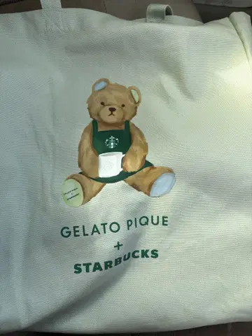 GELATO PIQUE + STARBUCKS 토트백