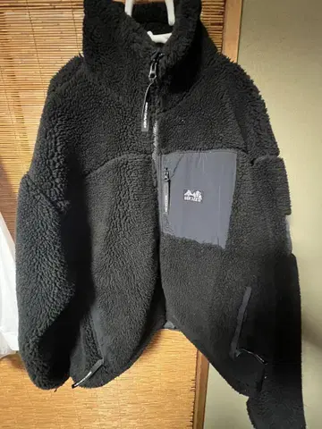 BEN DAVIS 블랙 플리스 자켓