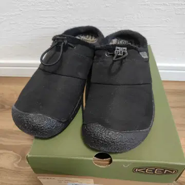 KEEN 블랙 샌들 24.5cm 하우저 III