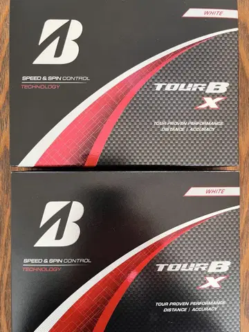 [ 새상품 ] 브릿지스톤 TOUR B X 골프공 화이트 2더즌 (24구)