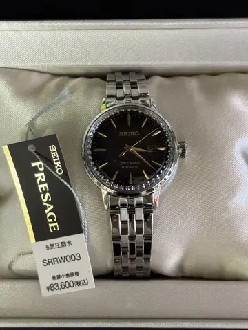 새상품 세이코 프레사쥬 칵테일 타임 스타 바 SRRW003 손목시계