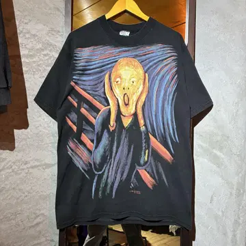 90's LIQUID BLUE Edvard Munch tee