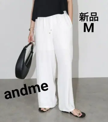 [ 새상품 ] andme 이지 와이드 팬츠 ( M )