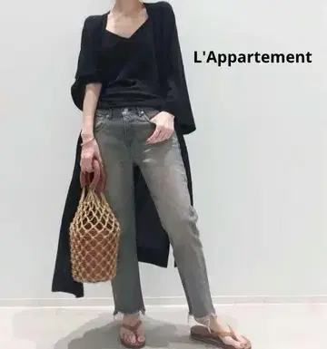 L'Appartement 보이 스트레이트 데님 38 일본제