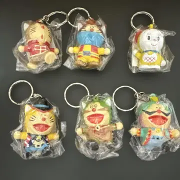 [레어 새상품급!] 더 도라에몽즈 도라미 소프트 비닐 키링 [6개 세트]