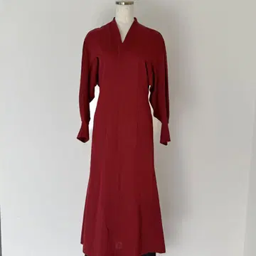마메쿠로구치 V-neck Classic cotton 원피스 1