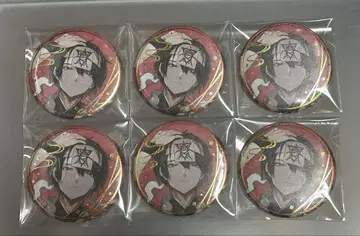 니지산지 유메오이 카케루 요괴만화 와지풍 금박 캔뱃지 6개