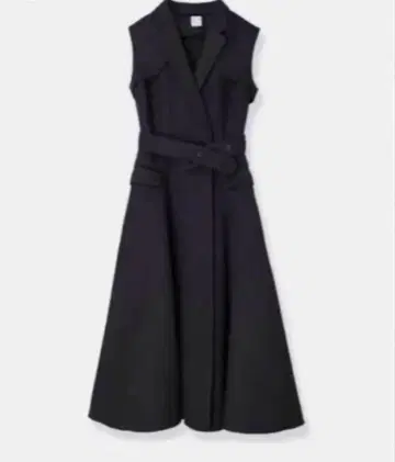 laube blanc Sleeveless Coat Dress